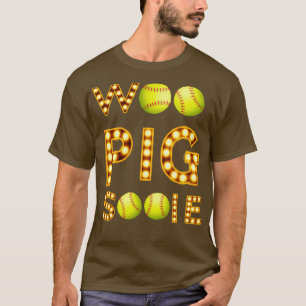 WOO PIG SOFTBALL BIG LIGHTS T-Shirt
