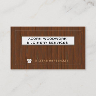Wood (a) - Wood effect Business Cards