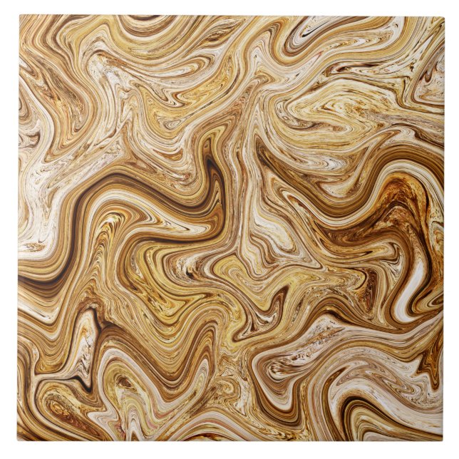 Wood Abstract Liquid Tile (Front)