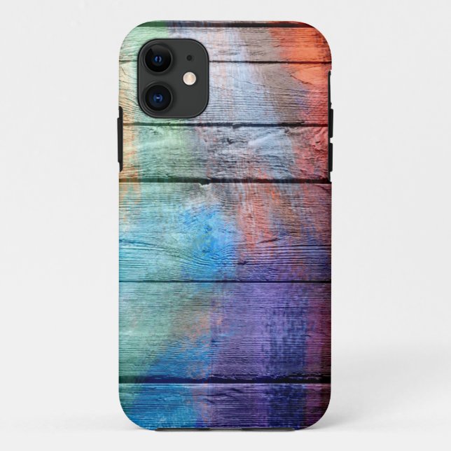 Wood Acrylic Painting Case-Mate iPhone Case (Back)