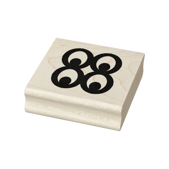 Wood Adinkra (Knowledge) Rubber Stamp (Stamp)