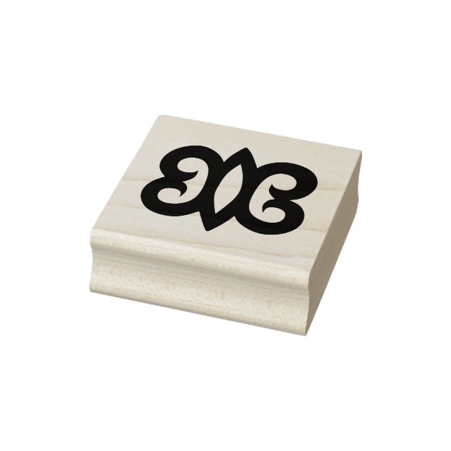 Wood Adinkra (Resilience) Rubber Stamp (Stamp)