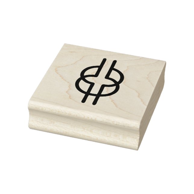 Wood Adinkra (Wisdom) Rubber Stamp (Stamp)