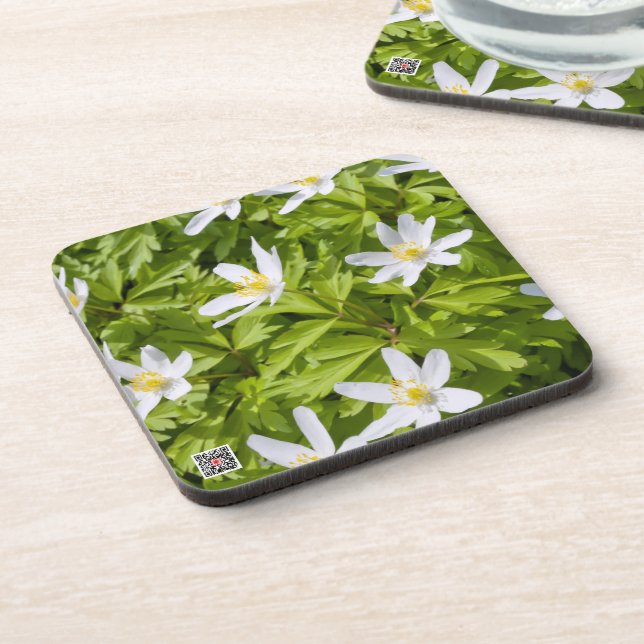 Wood Anemone Coaster (Left Side)