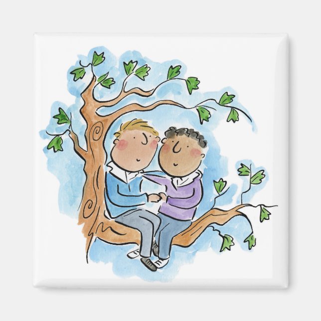 Wood Anniversary Magnet (Front)