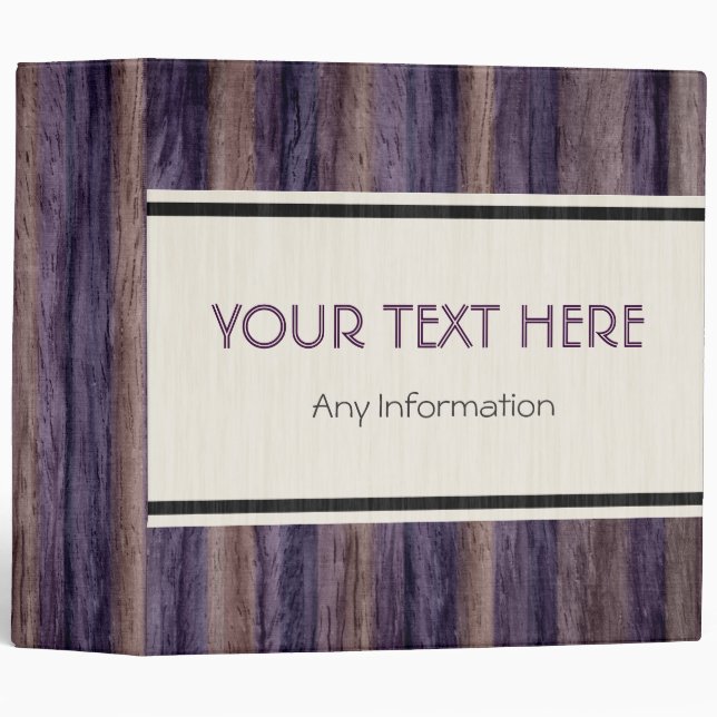 Wood Art Binder (Front/Spine)