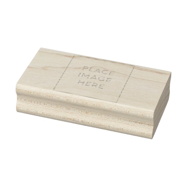 Wood Art Rubber Stamp 1.5" x 3" (Stamp)