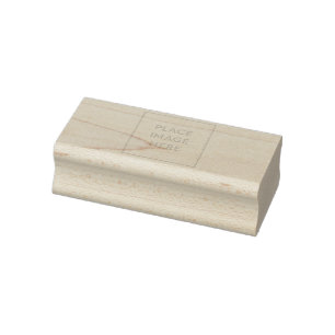 Wood Art Rubber Stamp 1" x 2.5"