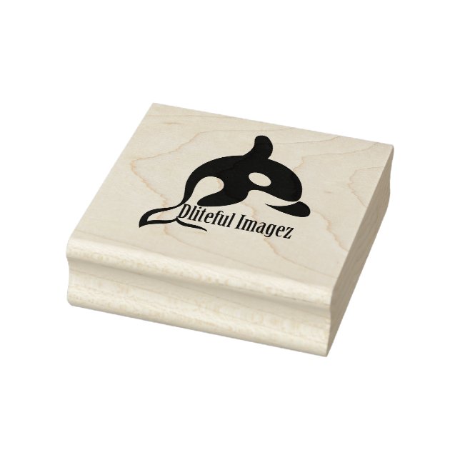 Wood Art Stamp  - Use text, Image or Pre-made Logo (Stamp)
