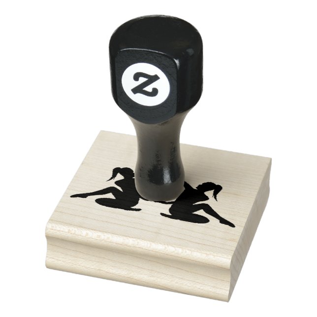 Wood Art Stamps/Dancer2 Rubber Stamp (Stamp)