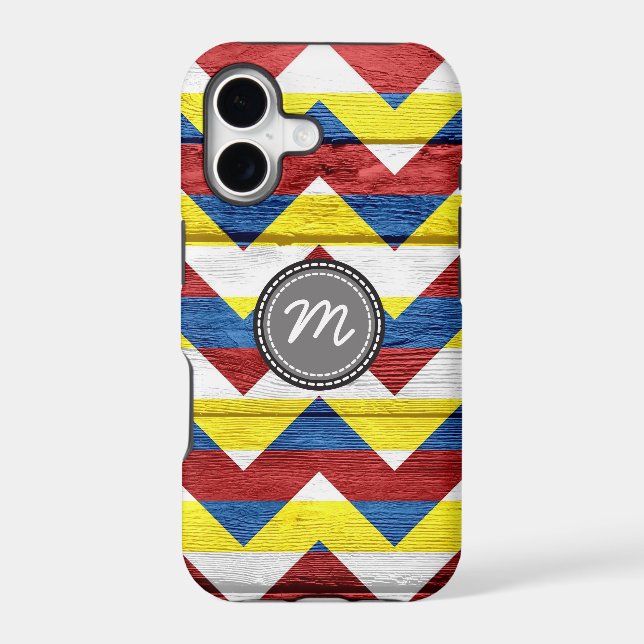 Wood aztec chevron zig zag pattern #8 (Back)