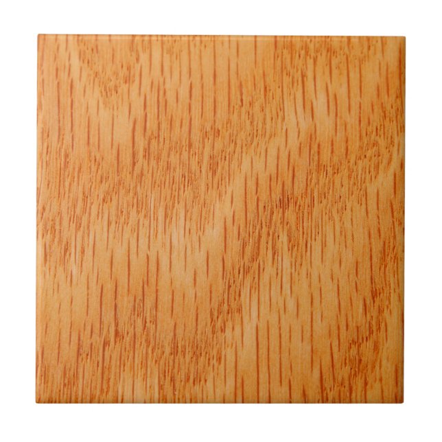Wood Background - Smooth Bamboo Grain Customized Tile (Front)