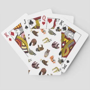 Wood Badge Critter Playing Cards