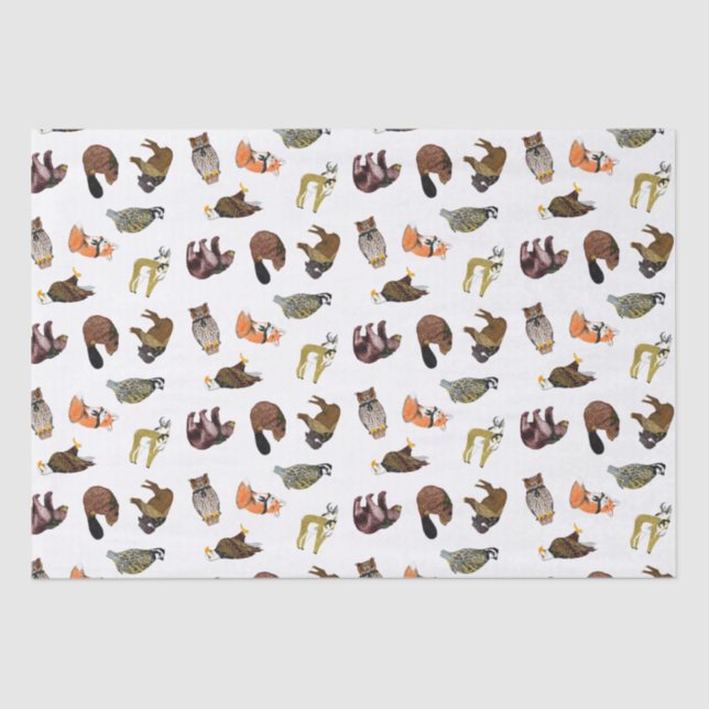 Wood Badge Critter Tissue Paper (Front)