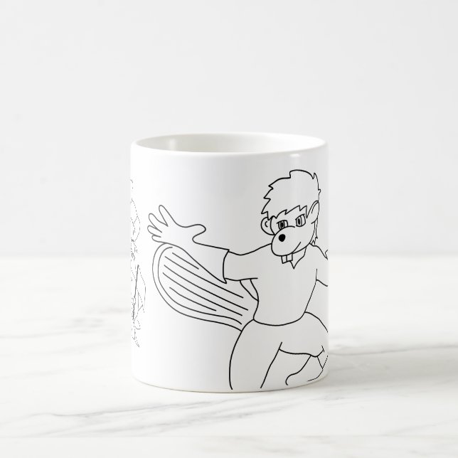 Wood Badge Super Beaver Coffee Mug (Center)