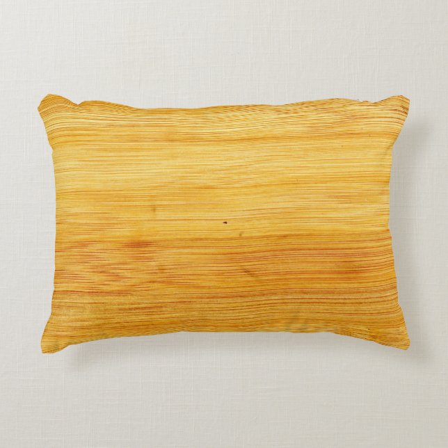 Wood bamboo background texture accent pillow (Front)