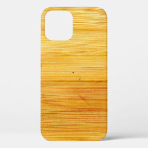 Wood bamboo background texture iPhone 12 case