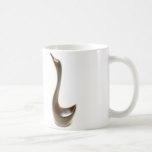 wood bird mug