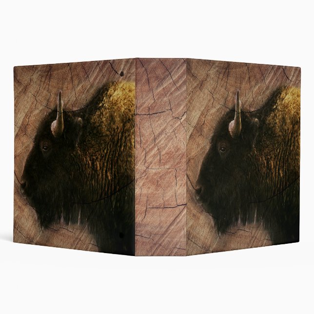 Wood Bison Buffalo Binder (Background)