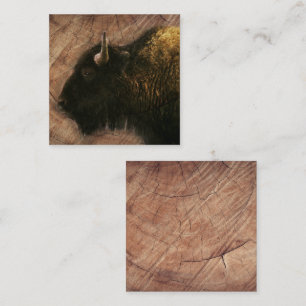 Wood Bison Buffalo Card