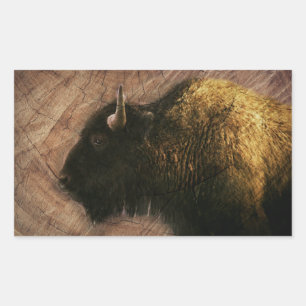 Wood Bison Buffalo Sticker