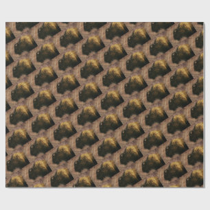 Wood Bison Buffalo Wrapping Paper