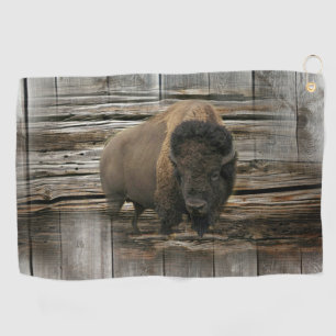 Wood Bison Golf Towel