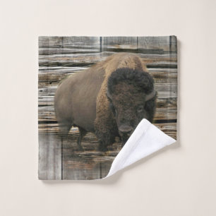 Wood Bison Wash Cloth