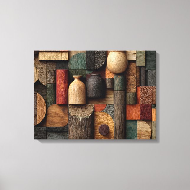 Wood Block Canvas Art (Front)