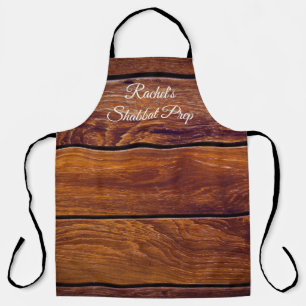 Wood Board Effect  Apron