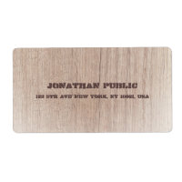 Wood Board Look Distressed Text Template Stylish
