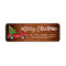 Wood Brush Script Vintage Truck Christmas Green