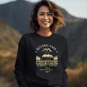 Wood Buffalo National Park Forest Scenery Sweatshirt
