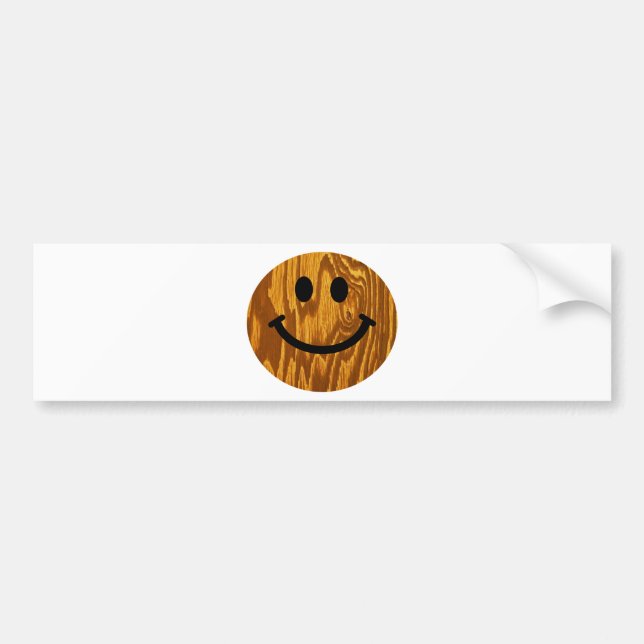 Wood Bumper Sticker (Front)