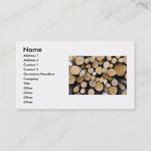 Wood Business Card