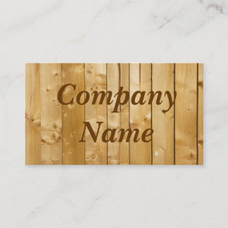 Wood Business Card