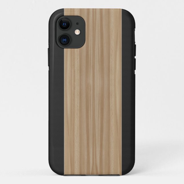 Wood & Carbon Fibre iPhone 5 Case (Back)