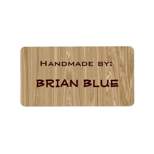 Wood / Carpenter hand made labels
