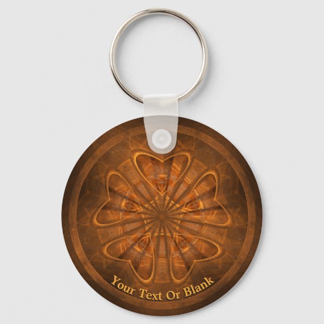 Wood Carving Keychain (Front)