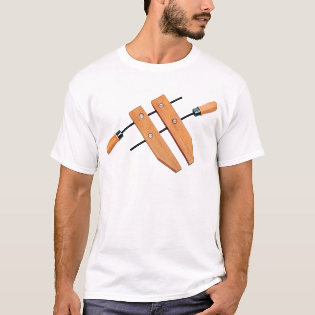 Wood clamp T-Shirt (Front)