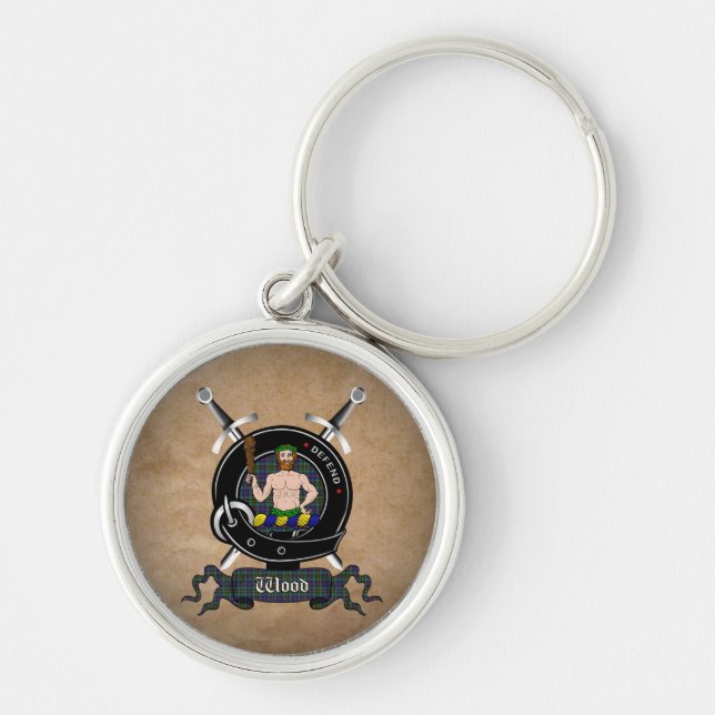 Wood Clan Badge Key Rings (Front)