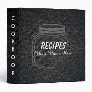 Wood Classy Utensils Kitchen recipe binder book