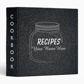 Wood Classy Utensils Kitchen recipe binder book