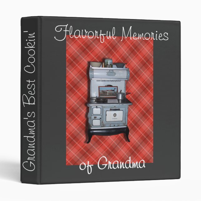 Wood Cookstove Binder-customize Binder (Front/Spine)