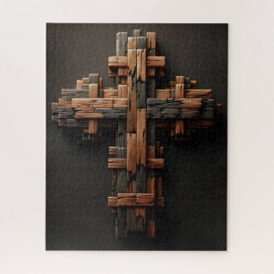 Wood Cross Puzzle