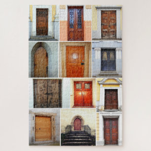 Wood Door Collage Jigsaw Puzzle