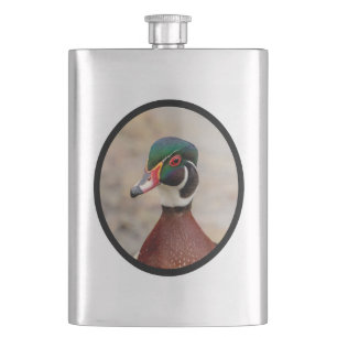 Wood Duck Hip Flask