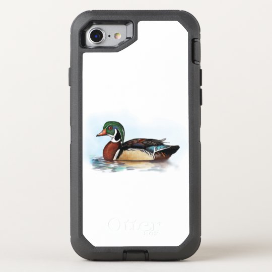 Wood Duck in Portrait OtterBox Defender iPhone 7 Case