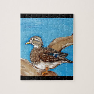 WOOD DUCK JIGSAW PUZZLE