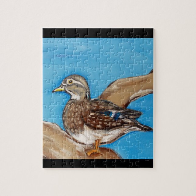 WOOD DUCK JIGSAW PUZZLE (Vertical)